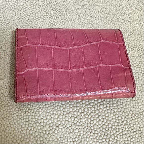 Prada Pink Crocodile 6 Key Holder Wallet - Picture 3 of 14